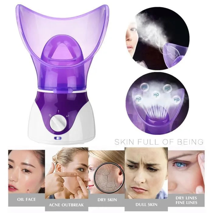 جهاز بخار الوجه الذكي — سر البشرة النظيفة والمشرقة للرجال والنساء